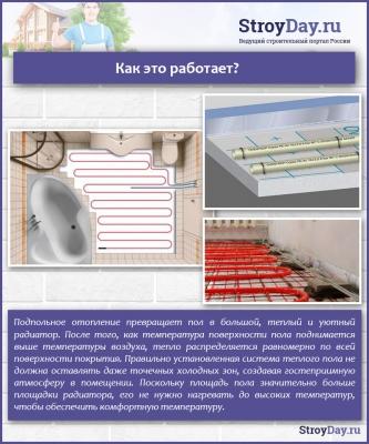Температура теплого пола &mdash; требования, допустимые значения