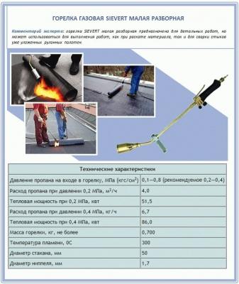 Горелка пропановая для кровельных работ &mdash; модели, цены, как пользоваться